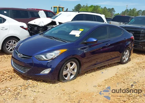 2013 Hyundai Elantra Gls from USA, damaged, VIN 5NPDH4AE3DH328095